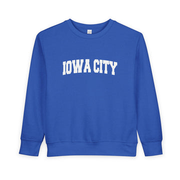 Iowa City, Iowa Toddler Sweatshirt - Iowa City Toddler Crewneck Sweatshirt - 0