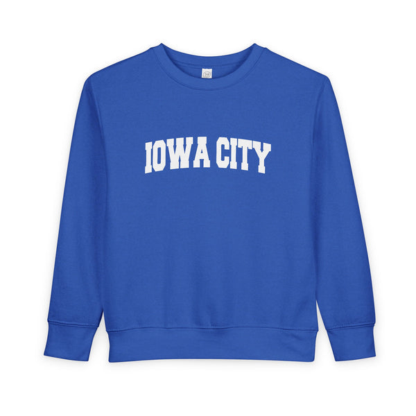 Iowa City, Iowa Toddler Sweatshirt - Iowa City Toddler Crewneck Sweatshirt