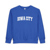 Iowa City, Iowa Toddler Sweatshirt - Iowa City Toddler Crewneck Sweatshirt