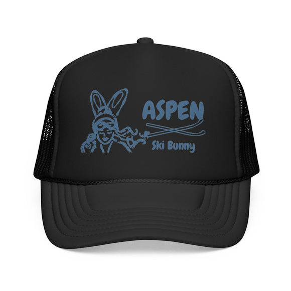 Aspen, Colorado Ski Bunny Trucker Hat