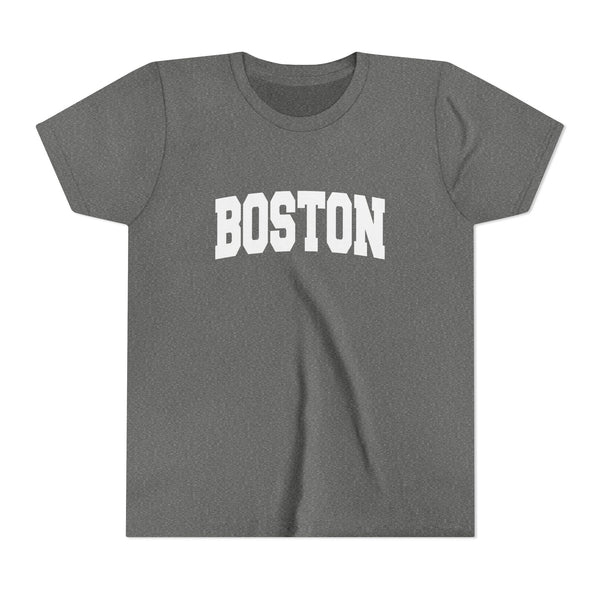 Boston, Massachusetts Youth Graphic Tee - Kids Boston T Shirt