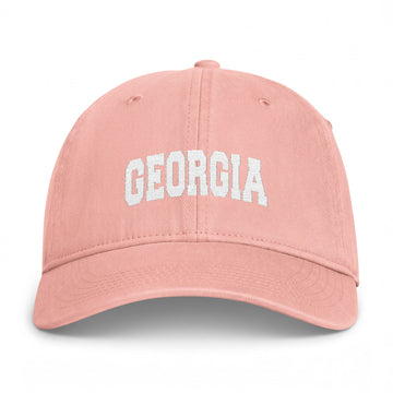Buy peachy Georgia Washed Baseball Cap - Vintage Coastal Comfort Colors