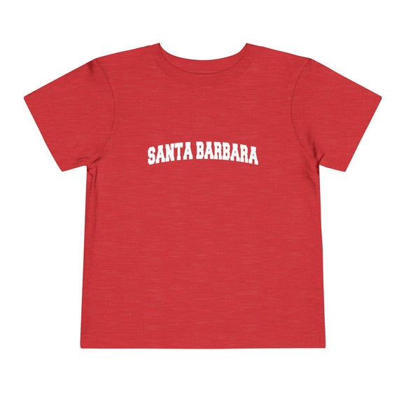 Santa Barbara, California Toddler Graphic Tee - Kids Santa Barbara Vacation T-Shirt