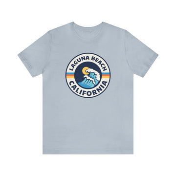 Buy light-blue Laguna Beach, California T-Shirt - Retro Unisex Laguna Beach Shirt