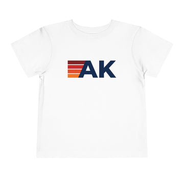 Alaska Toddler Tee - Retro Abbreviation T-Shirt - 0