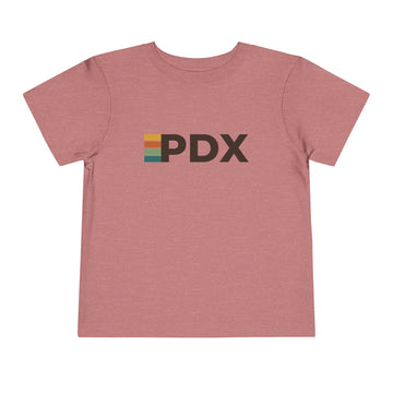 Buy heather-mauve Portland, Oregon Toddler Tee - PDX Kids T Shirt