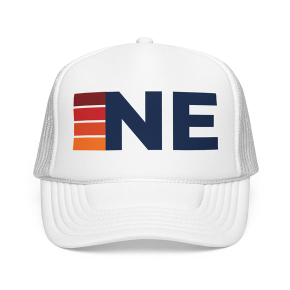 Nebraska Trucker Hat - NE Abbr retro cap