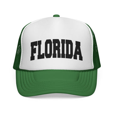 Buy green Florida Retro Collegiate Style Trucker Hat