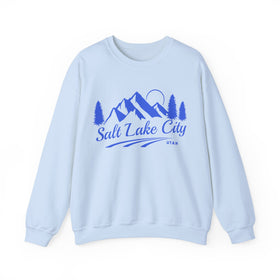 Salt Lake City, Utah Sweatshirt - Unisex Mountain Salt Lake City Sweatshirt