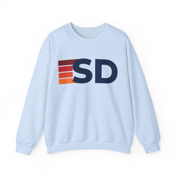 South Dakota Retro Sweatshirt | Retro Stripes South Dakota