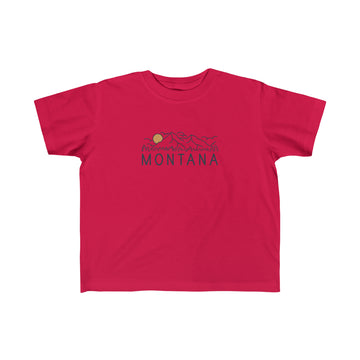 Buy red Montana Toddler T-Shirt - Unisex Toddler Montana Shirt