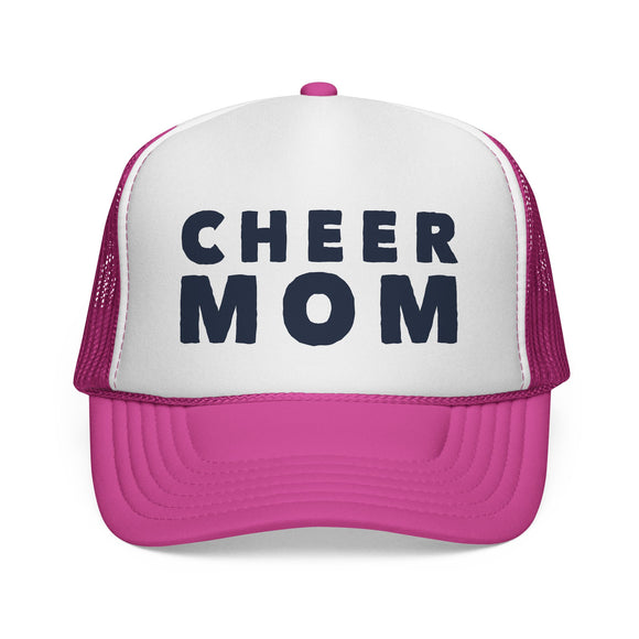 Cheer Mom Trucker Cap | Cheerleader Mom Hat, Pom Pom Design