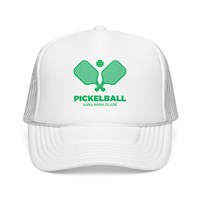 Anna Maria Island, Florida Pickleball Trucker Hat - Foam Anna Maria Island Cap - 0