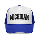 Michigan Retro Collegiate Style Trucker Hat-5