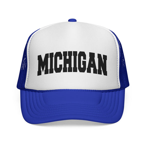 Michigan Retro Collegiate Style Trucker Hat