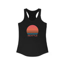 Seattle, Washington Women's Racerback Tank Top-2