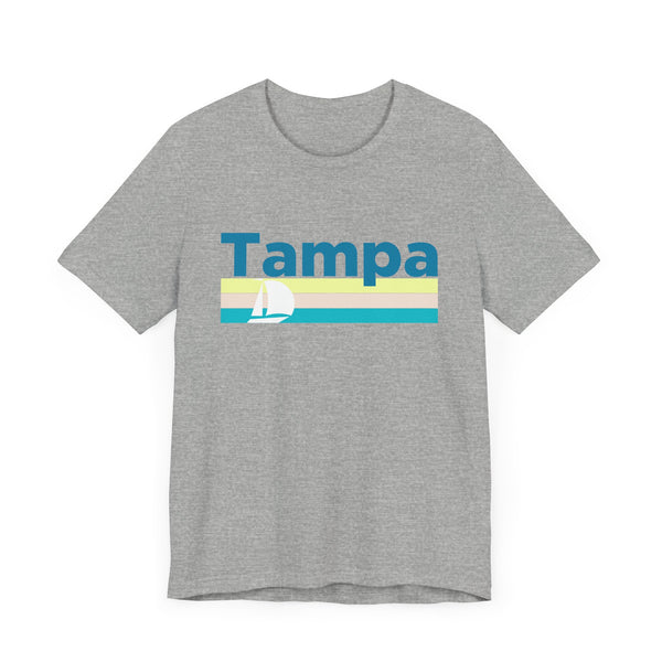 Tampa, Florida T Shirt - Sailboat Graphic Tee