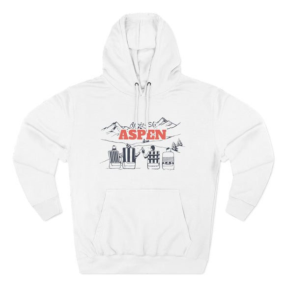 Premium Aspen, Colorado Après-ski Hoodie - Unisex Sweatshirt