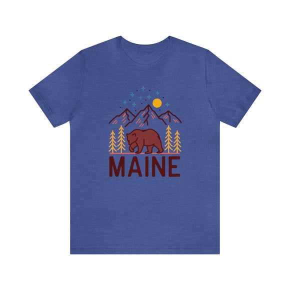 Maine T-Shirt - Retro Unisex Maine Shirt