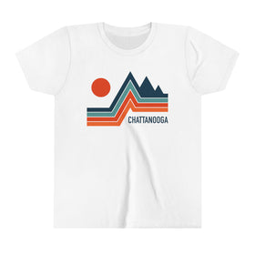 Chattanooga, Tennessee Youth Shirt - Retro Mountain Chattanooga Kid's T-Shirt