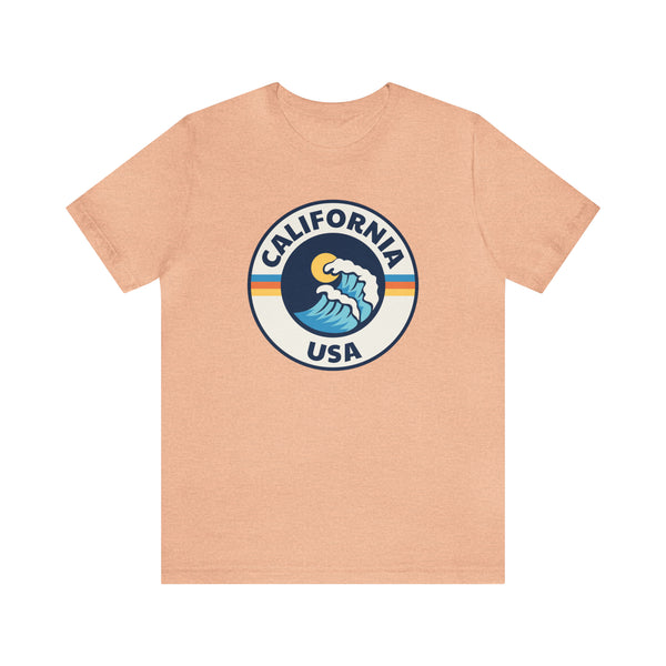 California T-Shirt - Retro Unisex California Shirt