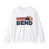 Bend, Oregon Sweatshirt Retro Mountains, Bend Unisex Crewneck, Vintage Cozy Jumper, Gift for Outdoor Lovers