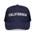 Kids California Trucker Hat - Youth Snapback Cap on white background