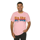 Big Sky, Montana Shirt - Mountain Sunset Unisex Big Sky T-Shirt-94