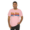 Big Sky, Montana Shirt - Mountain Sunset Unisex Big Sky T-Shirt