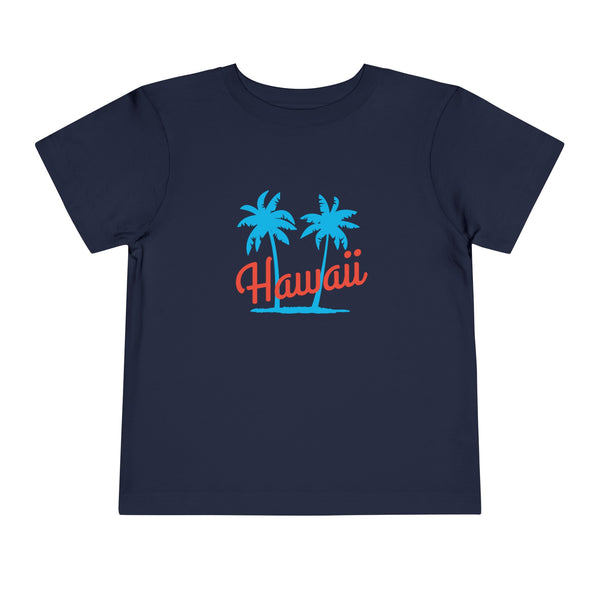 Hawaii Toddler T-Shirt - Retro Palm Tree Unisex Toddler Hawaii Shirt