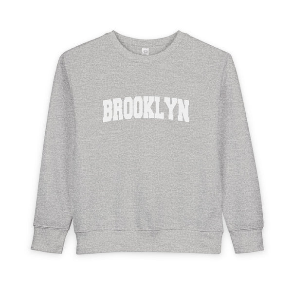 Brooklyn, New York Toddler Sweatshirt - Brooklyn Toddler Crewneck Sweatshirt