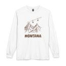 Montana Long Sleeve T-Shirt - Ski Mountain Gondola-1