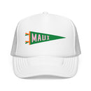 Maui, Hawaii Pennant Trucker Hat — Retro Flag Foam Cap-5