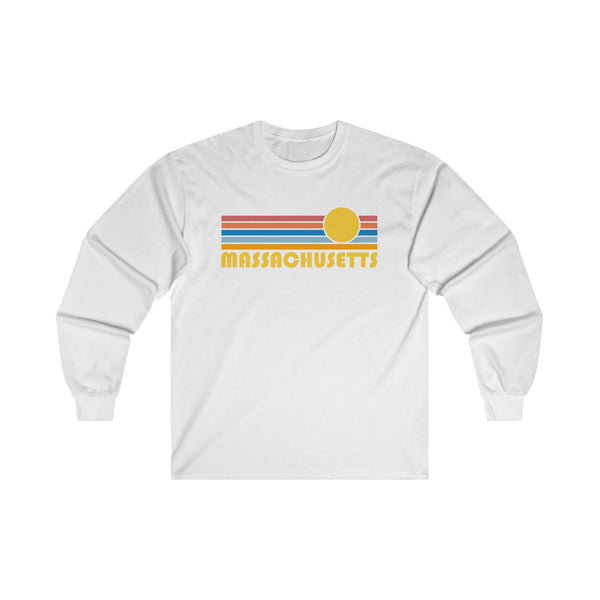 Massachusetts Long Sleeve Shirt - Retro Unisex Shirt