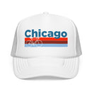 Chicago, Illinois Trucker Hat - Foam Chicago Bike Cap-6