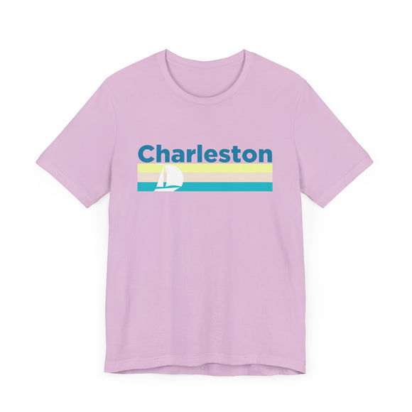 Charleston, South Carolina T Shirt - Sailboat Graphic Tee