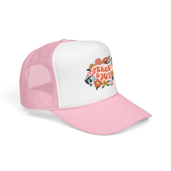 Peace and Joy Trucker Hat Boho