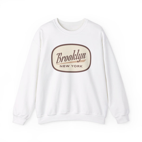 Brooklyn, New York Sweatshirt - Unisex Retro Crewneck Brooklyn Sweatshirt