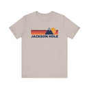 Retro Jackson Hole, Wyoming T-shirt, Mountain Tee, Vintage Jackson Hole Unisex Jersey Shirt, Outdoor Hiking Apparel-5