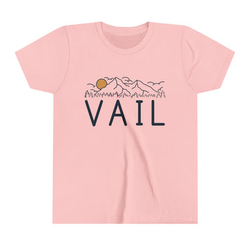 Vail, Colorado Youth T-Shirt - Kids Vail Shirt - 0