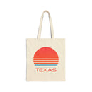 Texas Cotton Canvas Texas Tote Bag - Retro 80s-1