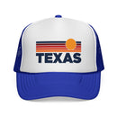 Texas Retro Sun Trucker Hat - Vintage Style Texas Cap-3