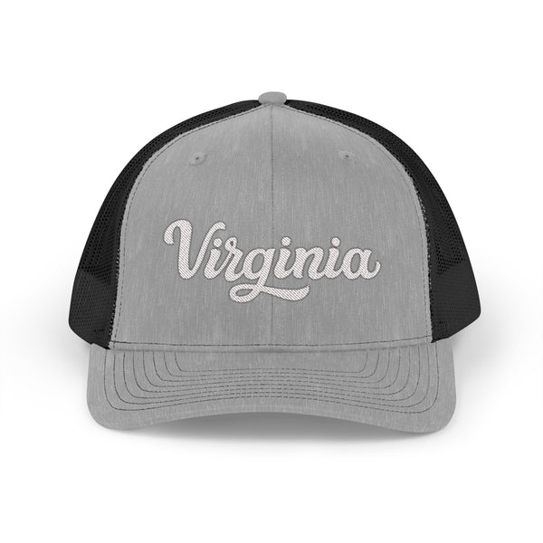 Virginia Snapback Trucker Cap - Embroidered Virginia Hat