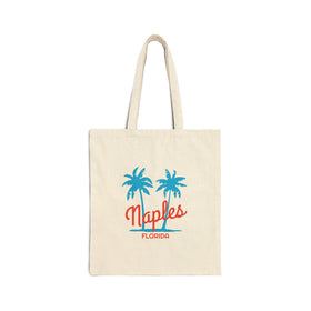 Naples, Florida, Cotton Canvas Naples Tote Bag