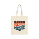 Aspen, Colorado Cotton Canvas Tote Bag - 15" x 16"-1