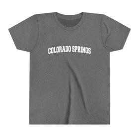 Colorado Springs, Colorado Youth Graphic Tee - Kids Colorado Springs T Shirt