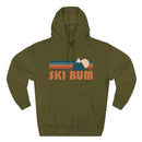 Ski Bum Hoodie - Retro Mountain Unisex Sweatshirt-5