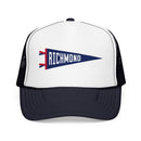 Richmond, Virginia Pennant Trucker Hat — Retro Flag Foam Cap-4