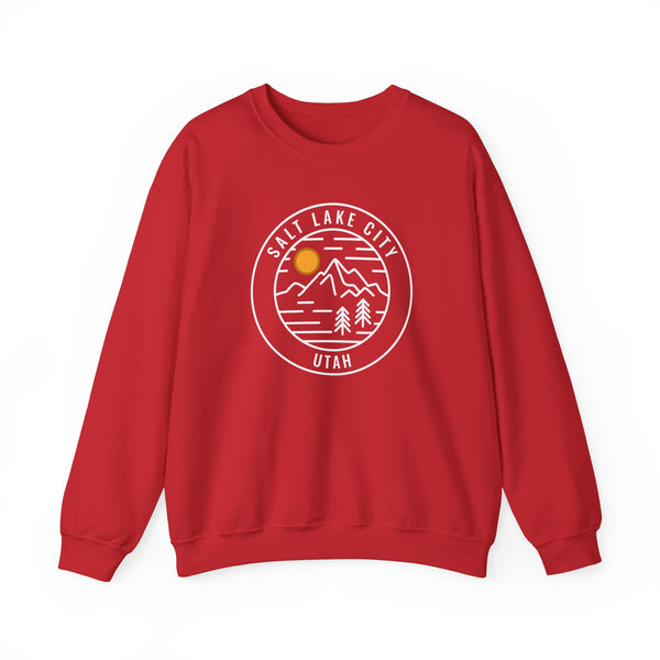 Salt Lake City, Utah Sweatshirt - Unisex Crewneck Salt Lake City Sweatshirt
