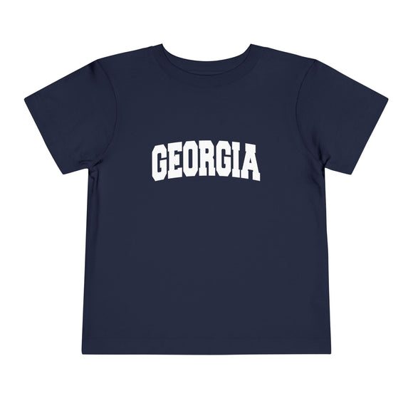 Georgia Toddler Graphic Tee - Kids Georgia Vacation T-Shirt